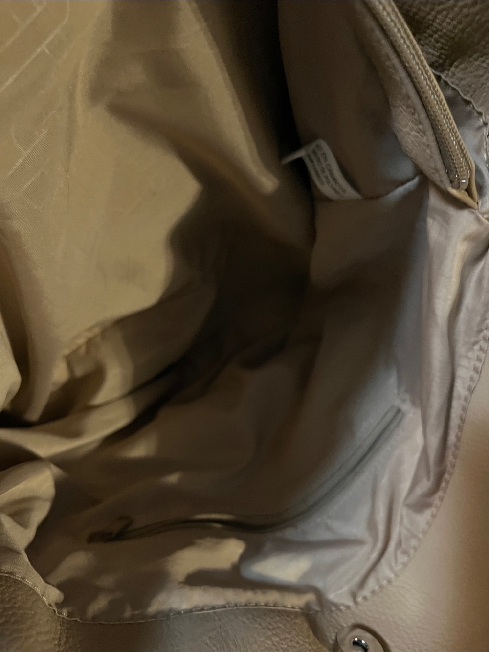 Rosetti Beige Stud-Accent Shoulder Tote - Picture 5 of 6